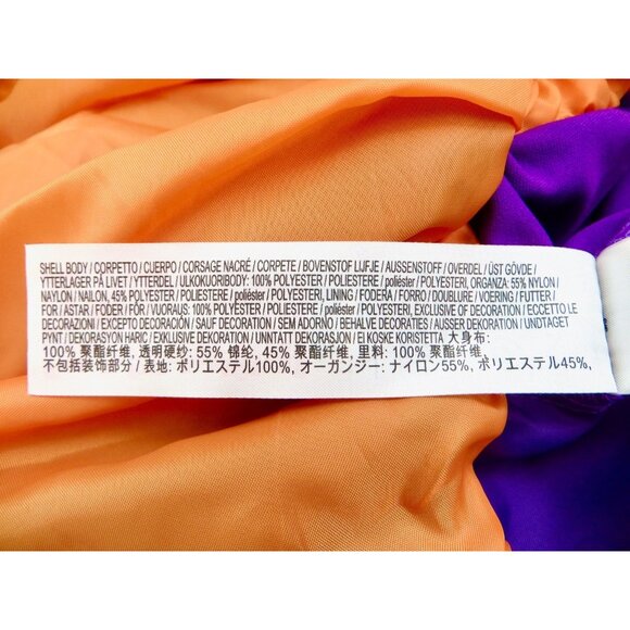 NEW! Minnie Mouse Disney Witch Halloween Dress Cosplay Costume Purple SZ 9-10 Y - Picture 10 of 10